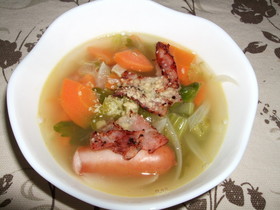 にんじんとセロリのスープ