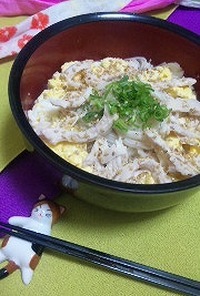 蒸し鶏とふわふわ卵のヘルシーにゅう麺