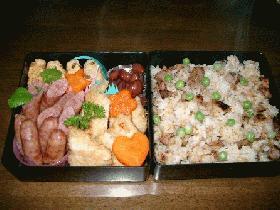 お花見弁当?
