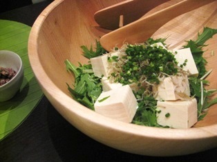 香ばしい揚げジャコと水菜のお豆腐サラダ★の画像