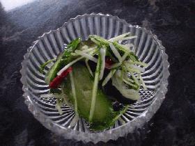水菜・茄子・胡瓜の簡単浅漬け