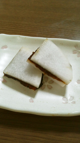 お酒のお供に 大根サンド?カナッペもどき