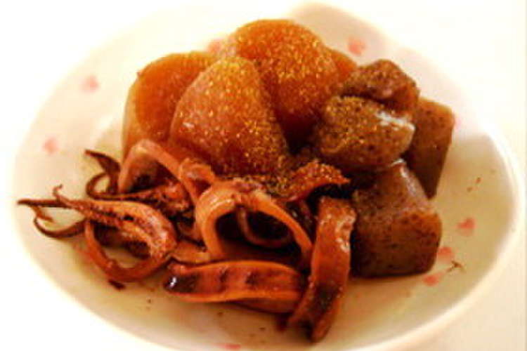 定番で簡単 イカと大根とこんにゃくの煮物 レシピ 作り方 By Indiansun クックパッド 簡単おいしいみんなのレシピが374万品
