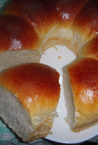 炊飯器で発酵パン（桃カルピス）