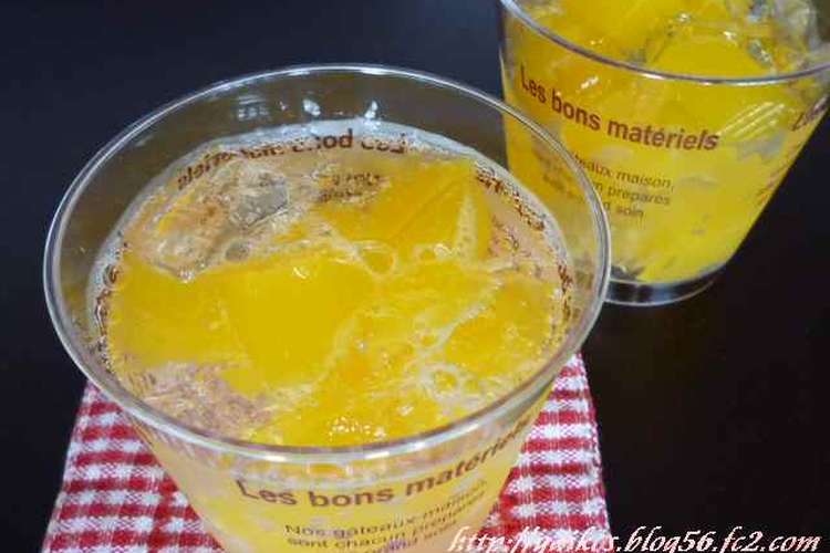 マンゴージュース De ぷるぷるゼリー レシピ 作り方 By Yaikos クックパッド 簡単おいしいみんなのレシピが361万品