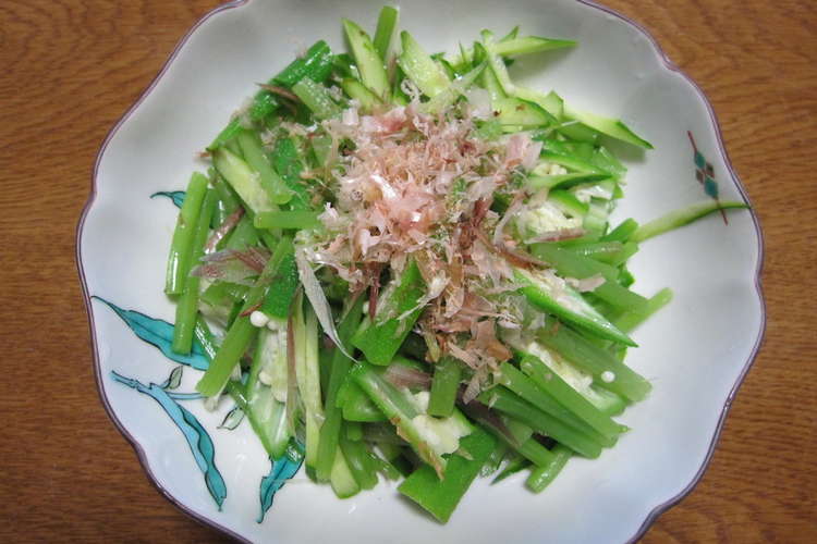 山菜ミズのサラダ風おひたし レシピ 作り方 By Tao93 クックパッド 簡単おいしいみんなのレシピが353万品