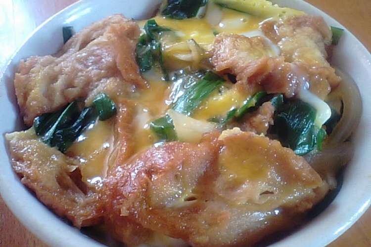 仙台麩のニラたま あぶら麩丼 レシピ 作り方 By 呑ん兵衛かあちゃん クックパッド 簡単おいしいみんなのレシピが352万品