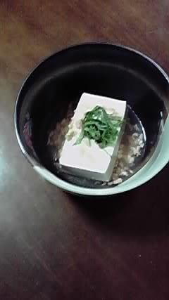 お豆腐の鮭あんかけの画像