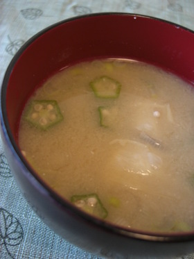 ✿うちの定番!オクラの味噌汁✿