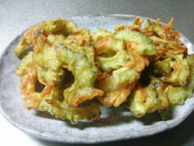 ゴーヤの掻き揚げ