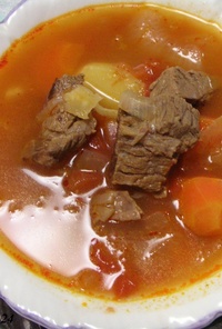 台湾家庭料理♪野菜たっぷり♪牛肉スープ