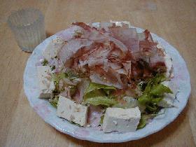 主食代わりの和風サラダ