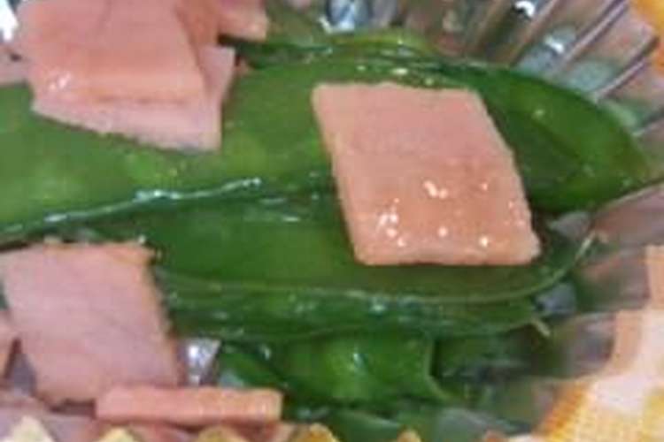 お弁当に さやえんどうとハムの醤油炒め レシピ 作り方 By みや なな クックパッド 簡単おいしいみんなのレシピが352万品