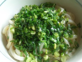 絶品!!汁なしニラうどん★☆