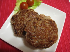シャキシャキ♪もやしのハンバーグ