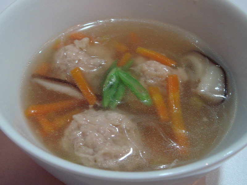 中華風☆肉団子のスープの画像