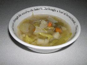 キャベツの和風スープの画像