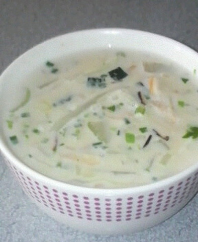 野菜たっぷり豆乳スープ〜松茸の味〜の写真