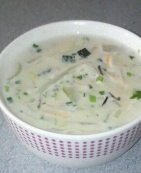 野菜たっぷり豆乳スープ〜松茸の味〜の画像