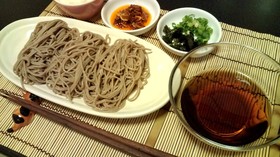 いつものそばに飽きたら…つけ麺風ざるそば
