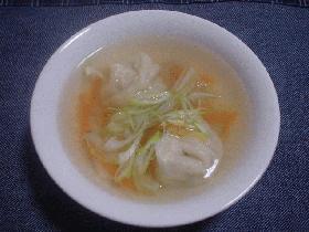 皮がもっちり水餃子♪