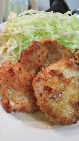 レモン×オリーブでしっとり★チキン胸カツ
