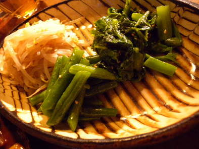 季節野菜のナムルの写真