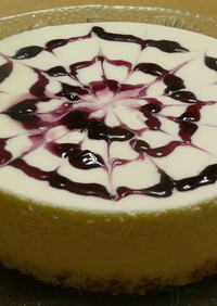 ブルーベリーレアチーズケーキ
