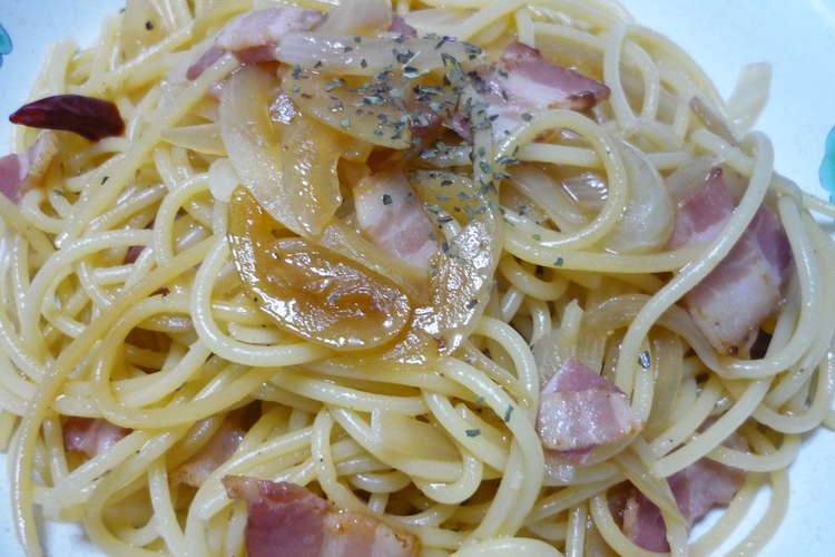 たまねぎとベーコンのあっさりスパゲティ レシピ 作り方 By ブラッキ クックパッド 簡単おいしいみんなのレシピが352万品