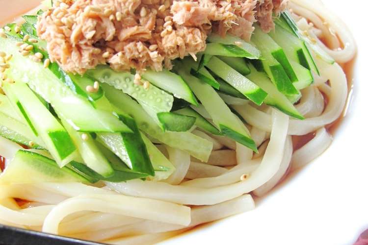 中華ドレで 味は本格 簡単冷やしうどん レシピ 作り方 By かざぴー クックパッド