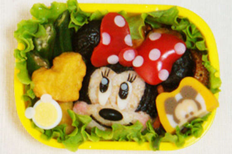 ミニーのおにぎり キャラ弁 レシピ 作り方 By かとうしえる クックパッド 簡単おいしいみんなのレシピが355万品