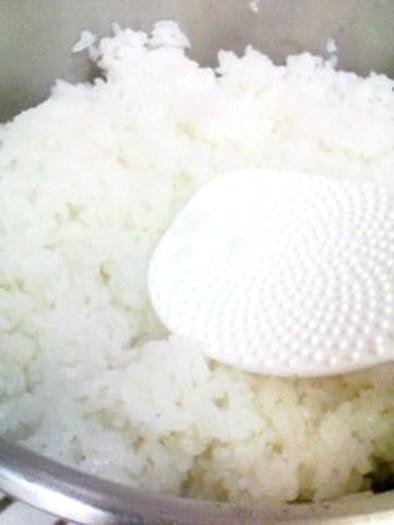 鍋で白いご飯　（IH使用）の写真