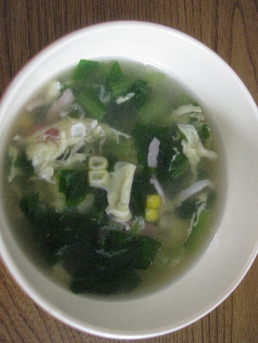 小松菜スープの画像