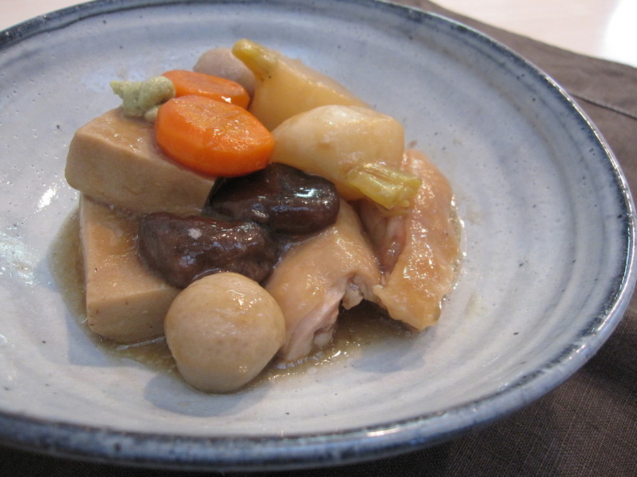 鶏肉と高野豆腐の治部煮風の画像