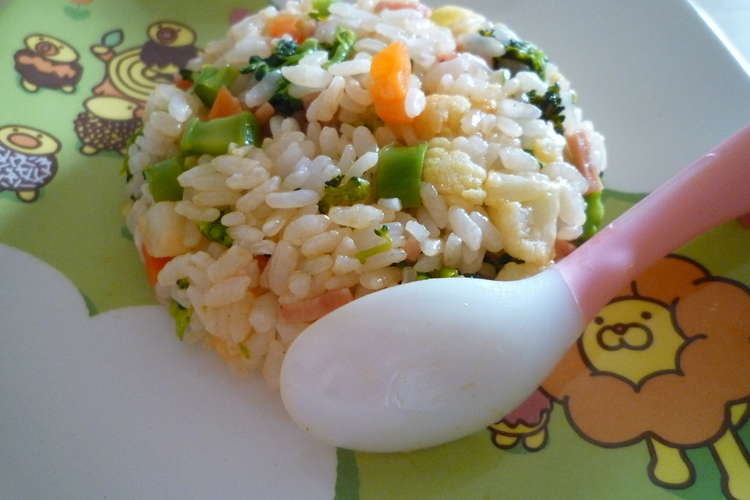 離乳食後期 レンジでケチャップごはん レシピ 作り方 By Kana76 クックパッド 簡単おいしいみんなのレシピが360万品