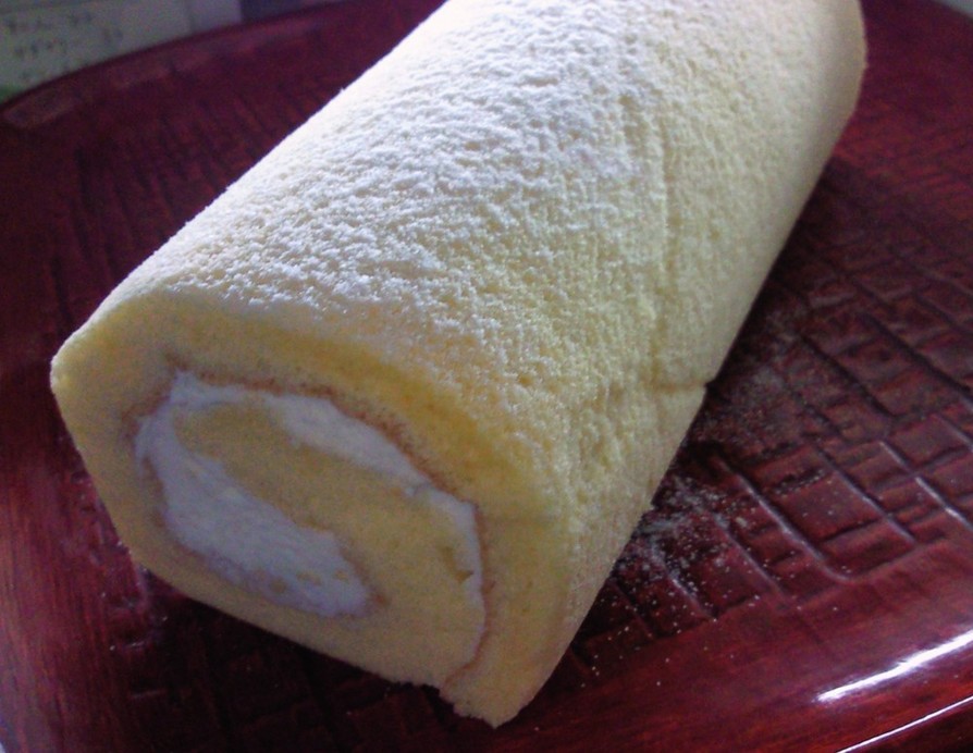 お豆腐スフレのロール☆蜂蜜レモンクリームの画像