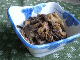 干しぜんまいの煮物