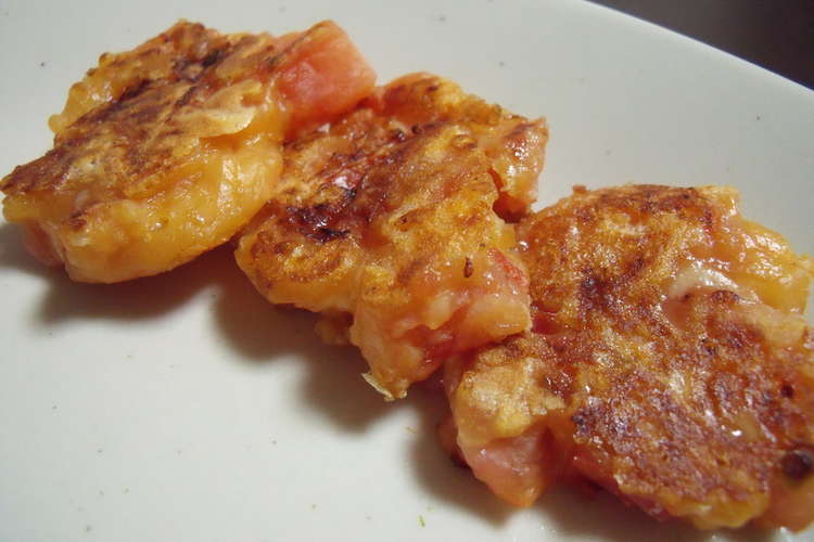 手づかみok トマトお焼き レシピ 作り方 By しっぽまん クックパッド 簡単おいしいみんなのレシピが355万品
