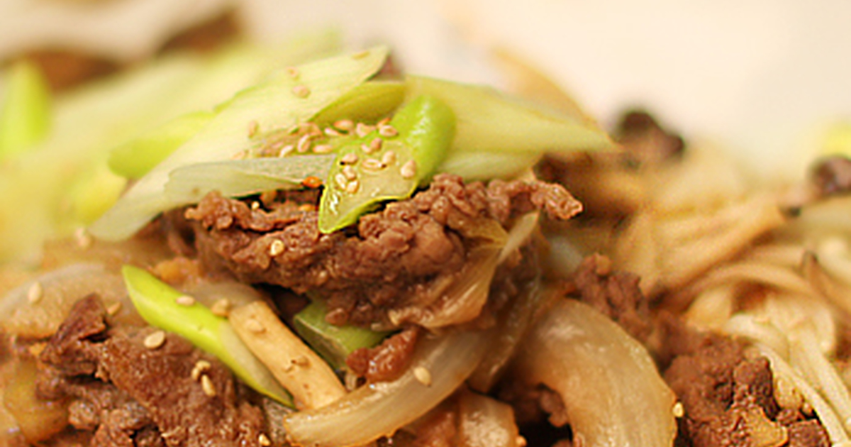 プルコギ（韓国風バーベキュー）レシピ