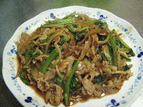 豚肉の甘みそカレー風味