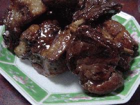 スペアリブの甘辛煮