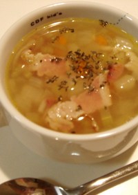 驚きの甘さ♡食べる野菜スープ