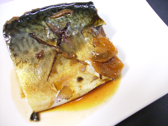 鯖の甘辛生姜煮の画像
