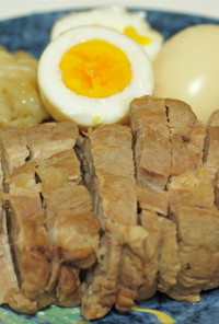 トロトロ煮豚＋ラーメン屋の煮卵