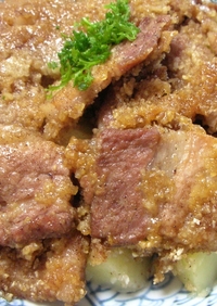 台湾家庭料理♪豚バラ肉の蒸し物♪