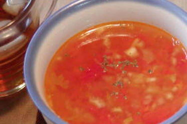 セロリの葉とトマトの簡単スープ レシピ 作り方 By Mima館長 クックパッド 簡単おいしいみんなのレシピが360万品