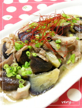クック膳★なすと豚肉の味噌炒め風