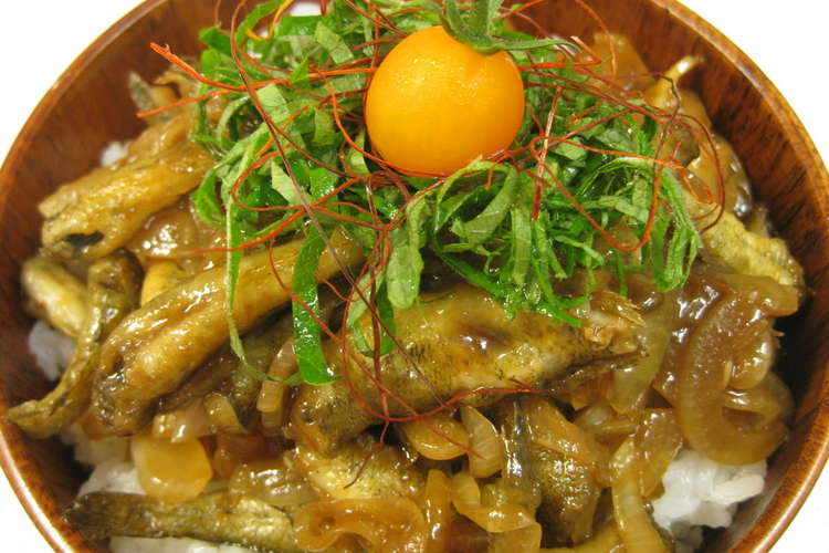 どんぐり料理ハゼとたっぷりタマネギ丼ぶり レシピ 作り方 By れおんくんのママ クックパッド