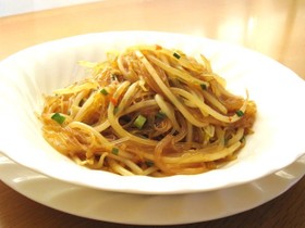 ∮ご飯がすすむ♬もやしと春雨のマーボー∮