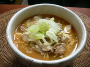 残ったマーボーで☆坦々麺の写真